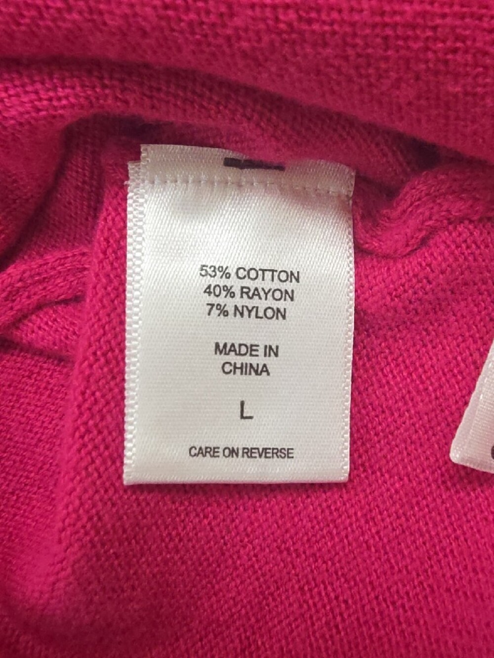 Apt. 9 Raspberry Pink Lightweight Button-Front Cardigan - Picture 5 of 5